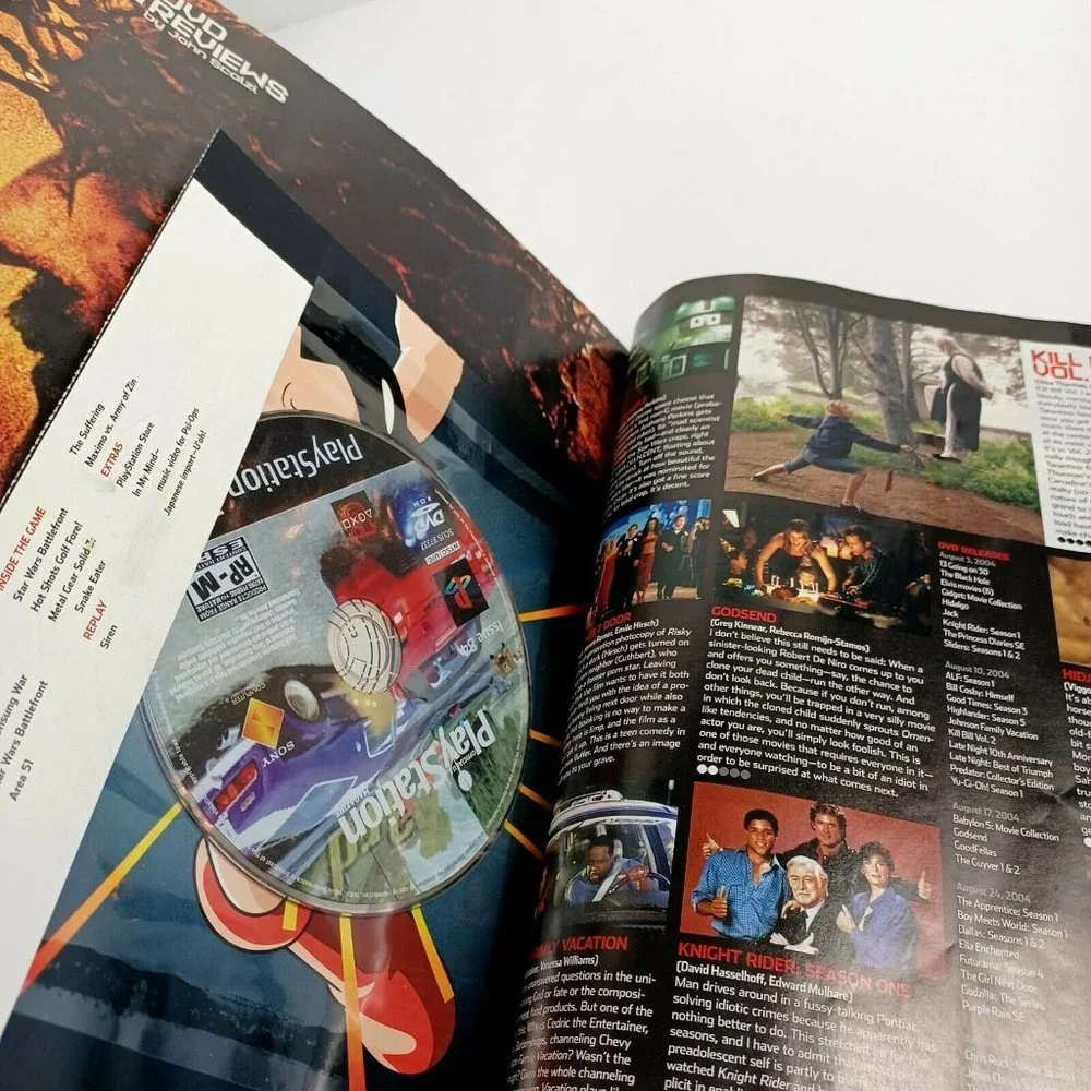 PlayStation Magazine Racing Games 04' Issue 84 INCLUDES DEMO DISC *MINOR WEAR